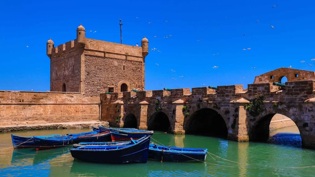 Excursion to Essaouira from Marrakech takes place in Marrakech and we will arrange a meeting location, typically at your accommodation entrance. It's recommended to meet at 7:30 in the morning to make the most of the experience, but we can adjust the time to suit the group's needs.