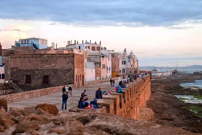 Essaouira Morocco Atlantic coast and local atmosphere