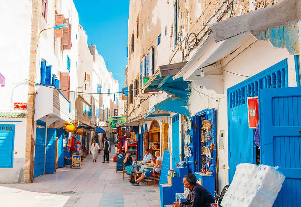 Essaouira Morocco medina and Atlantic coast