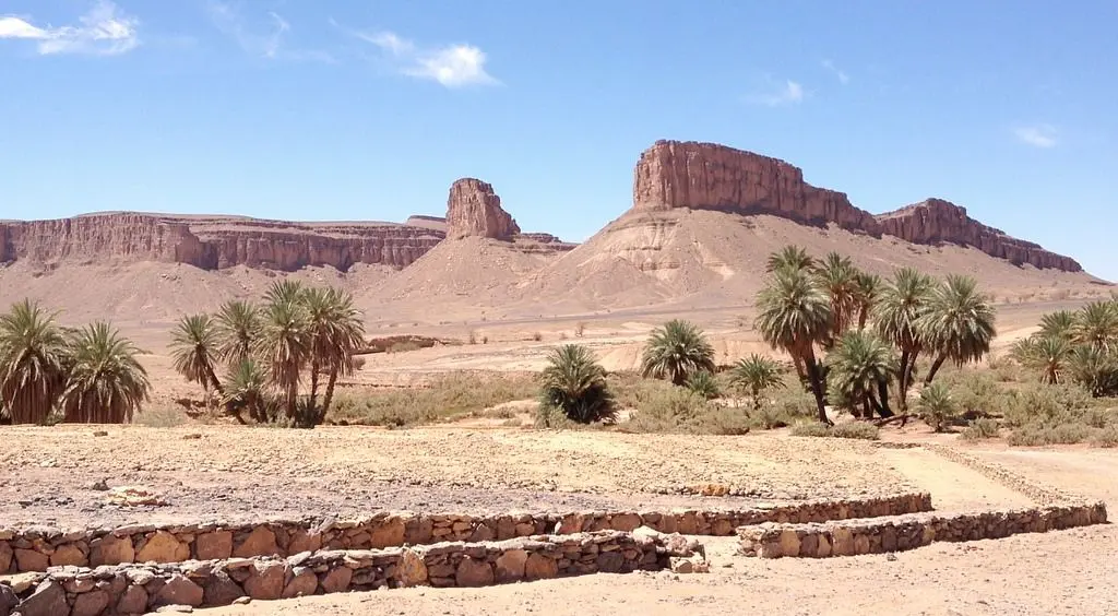 Desert route from Foum Zguid
