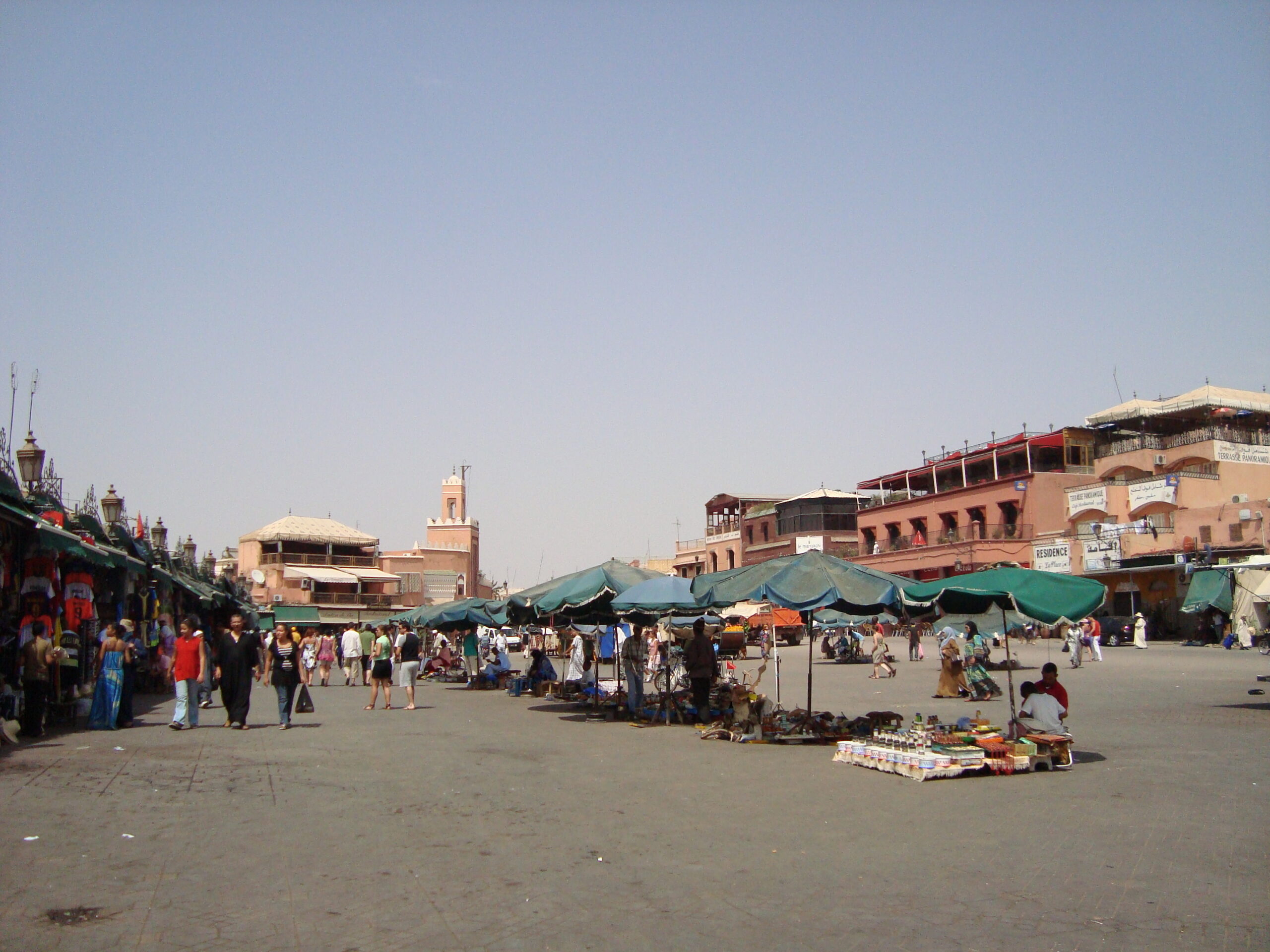 Marrakech Medina souks and historic streets