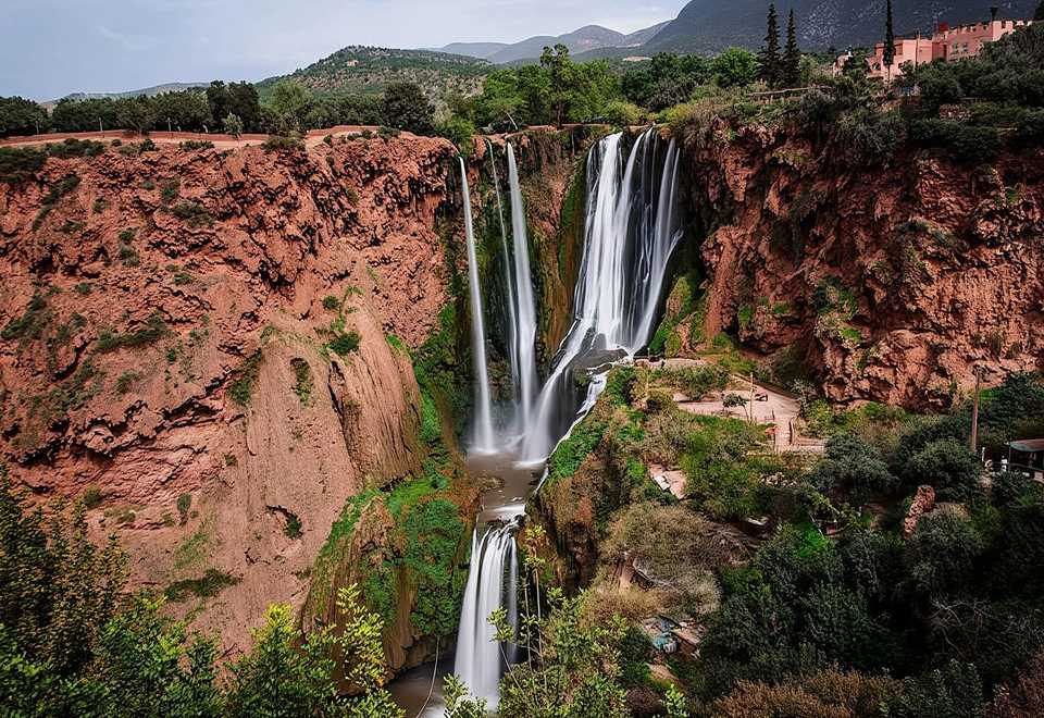 Ouzoud Waterfalls Morocco natural landscape
