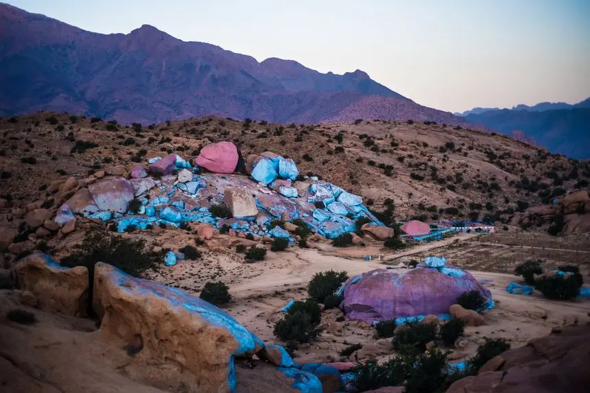 Tafraoute mountains