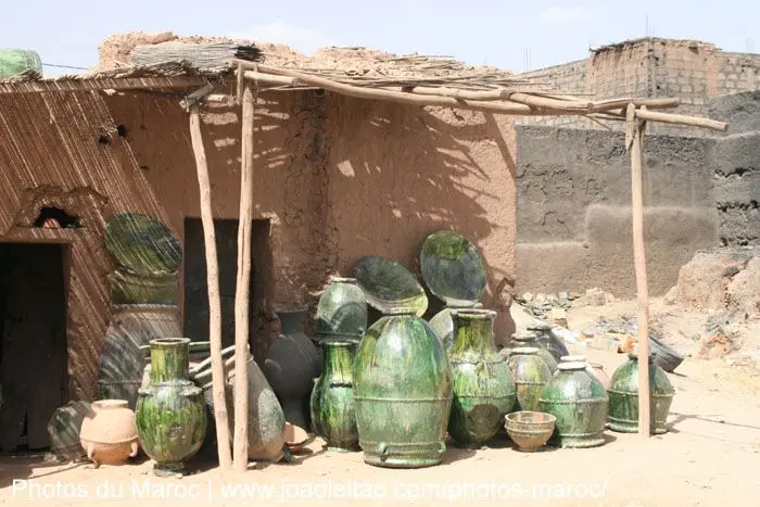 Traditional Moroccan pottery