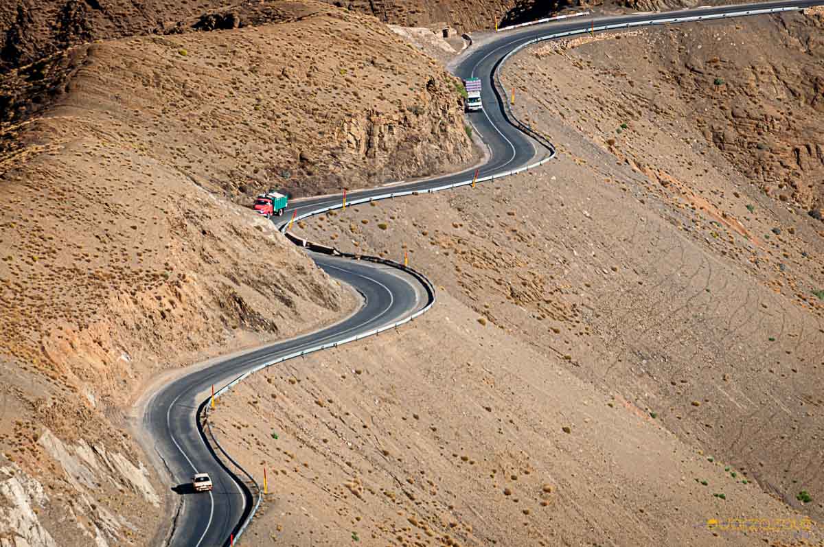 Tizi n'Tichka Pass in the High Atlas Mountains