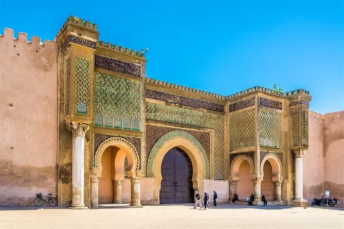 Bab Mansour gate in Meknes Morocco historic imperial city