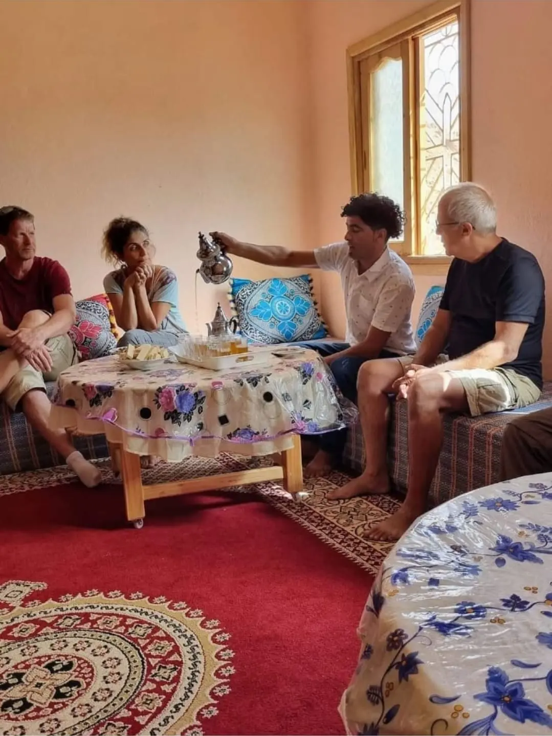 Local family in Dades Valley Morocco