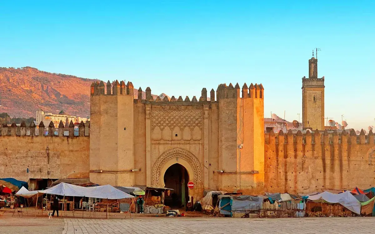 Fez Morocco ancient city and traditional architecture