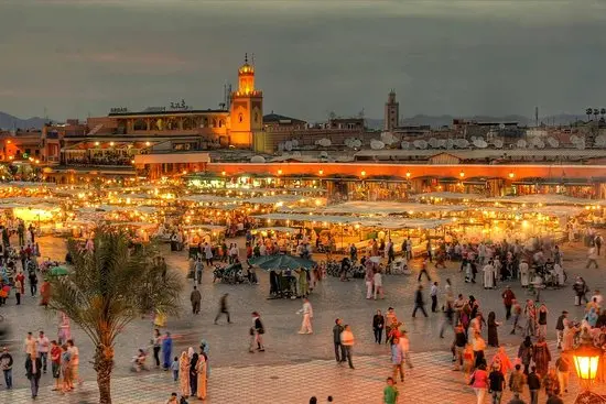 Marrakech at night Morocco
