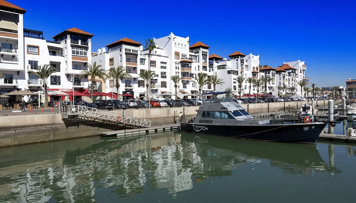 Agadir Marina on Morocco Atlantic coast