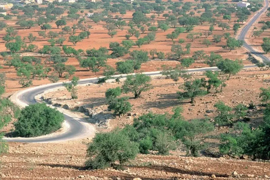 Ait Baha landscapes on southern Morocco private tour