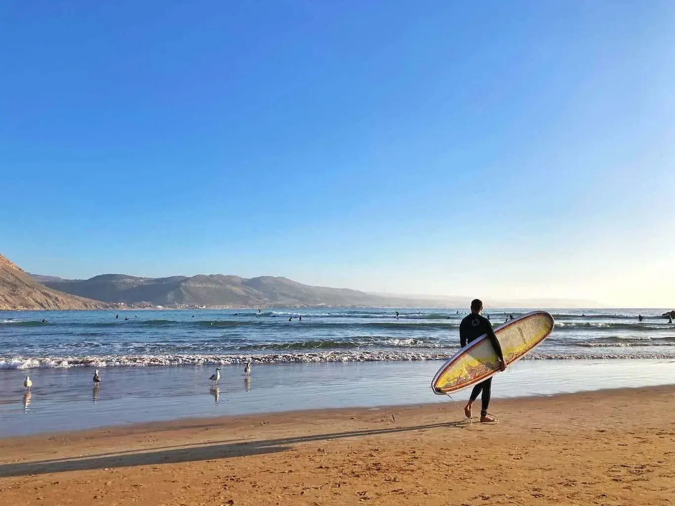 Imsouane fishing village and Atlantic bay Morocco