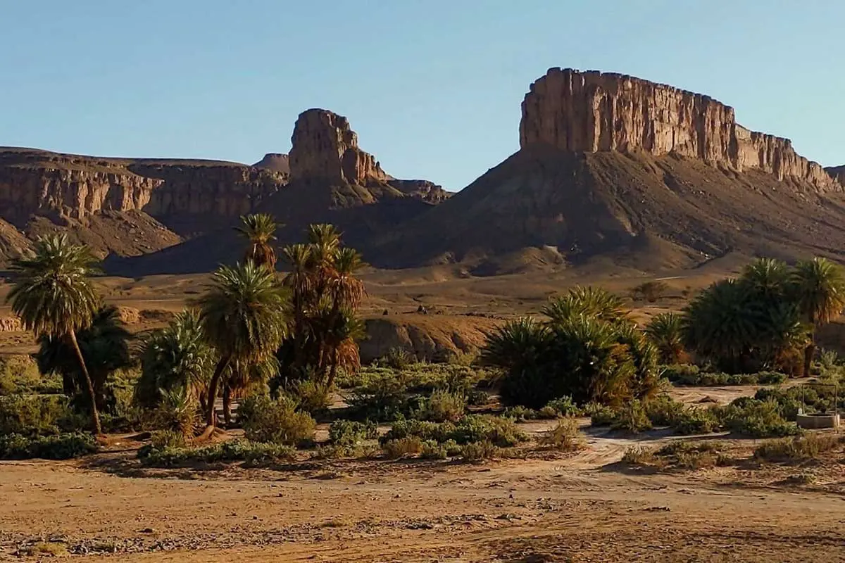 Iriki desert landscapes Morocco