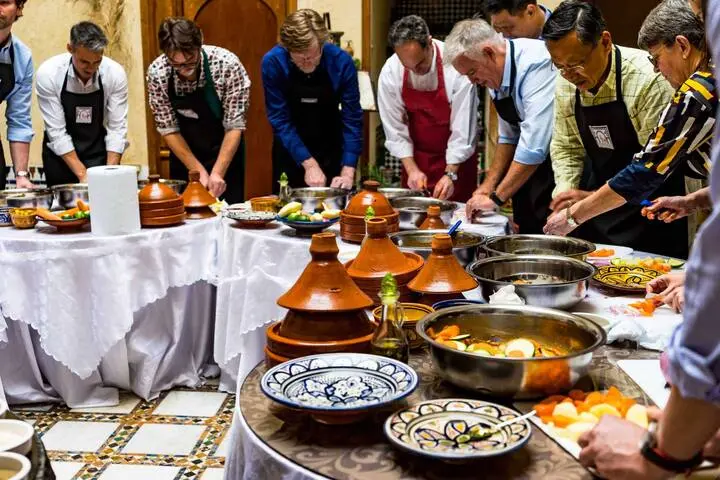 Moroccan cooking class Marrakech local market traditional Moroccan cuisine and spices