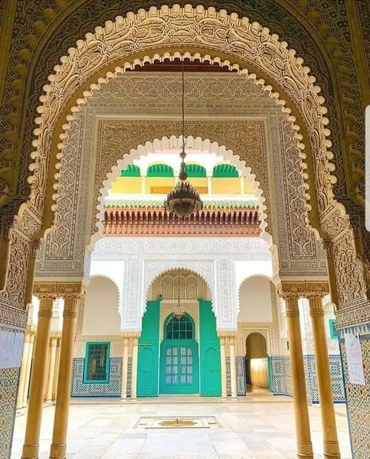 Royal Palace and Mahkama du Pacha Casablanca Moroccan architecture Habous Quarter