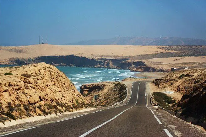Tamri coastal landscapes north of Agadir